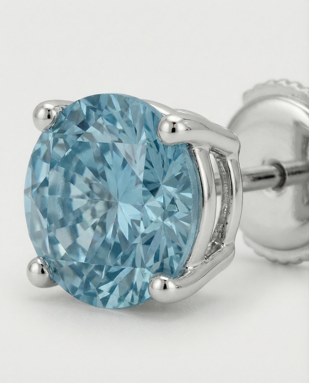 Azure Brilliance Diamond Studs - White Gold
