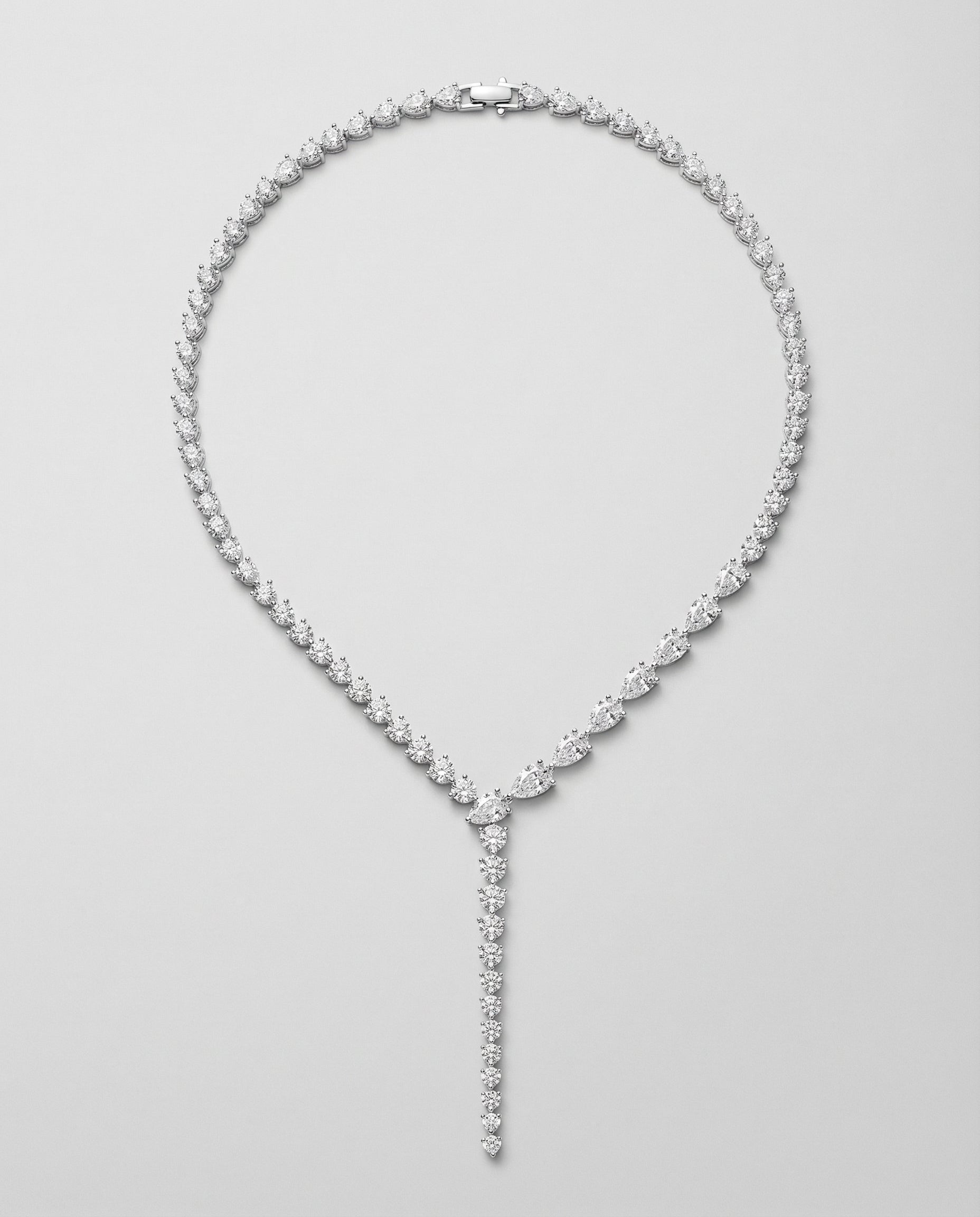 Ast Celestial Cascade Lariat - 2DOT4 Diamonds - White Gold