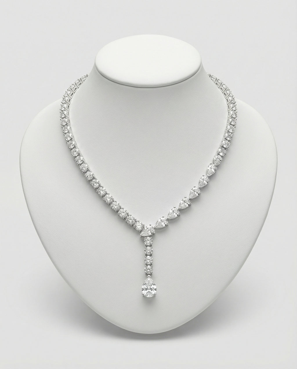 Ast Celestial Cascade Lariat - 2DOT4 Diamonds - White Gold