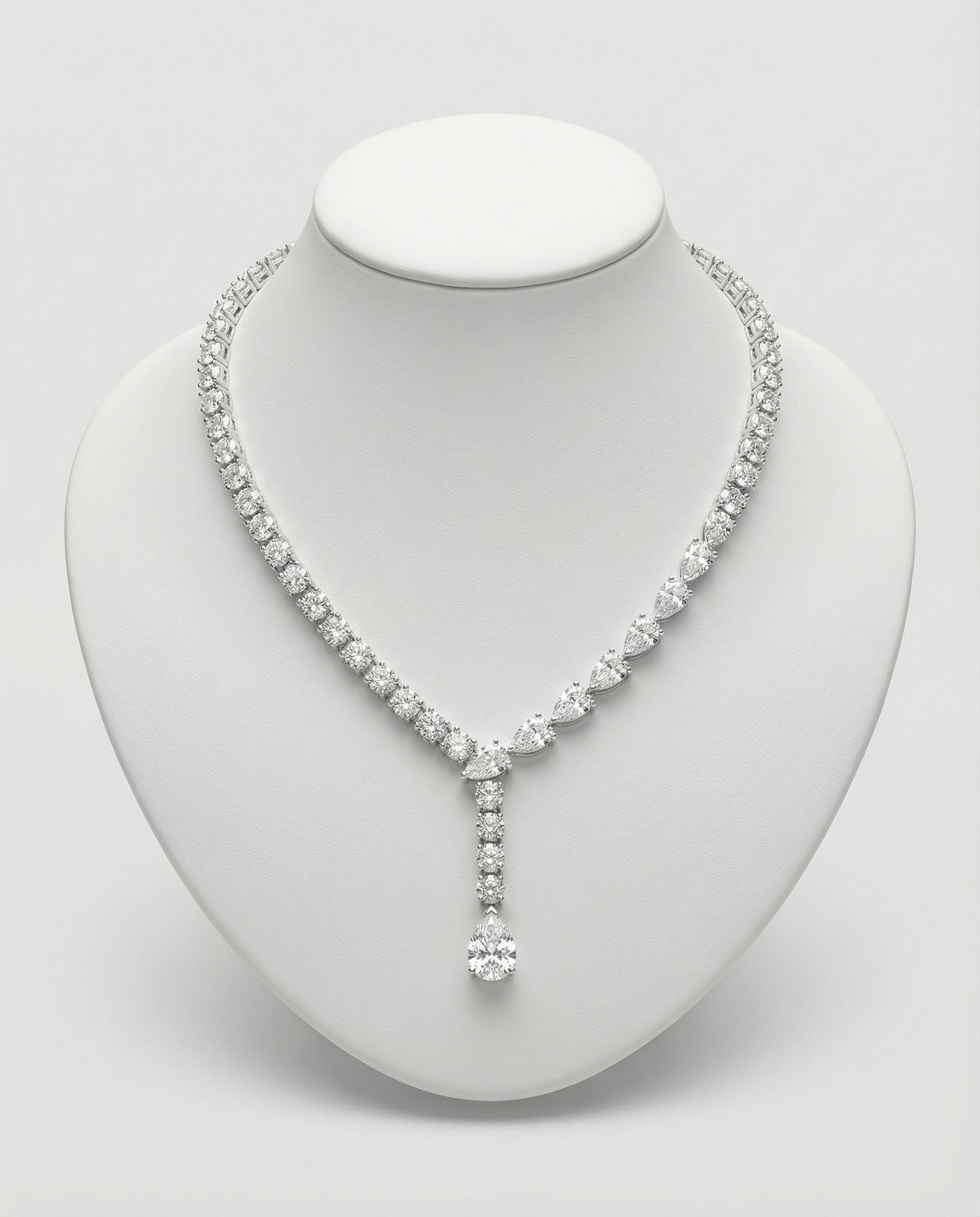 Ast Celestial Cascade Lariat - 2DOT4 Diamonds - White Gold