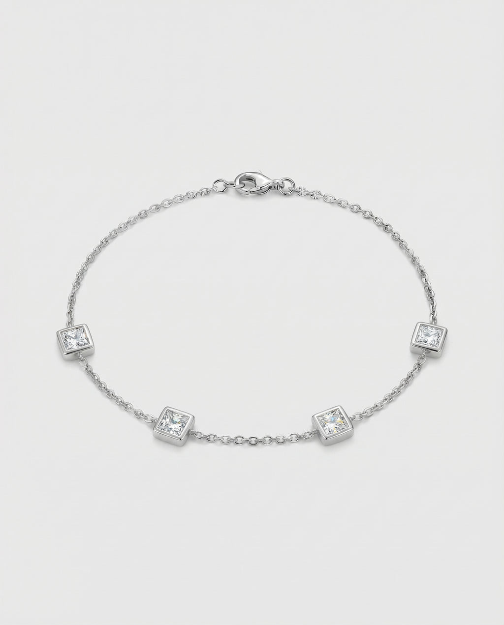 Ast Ethereal Station Bracelet - White Gold