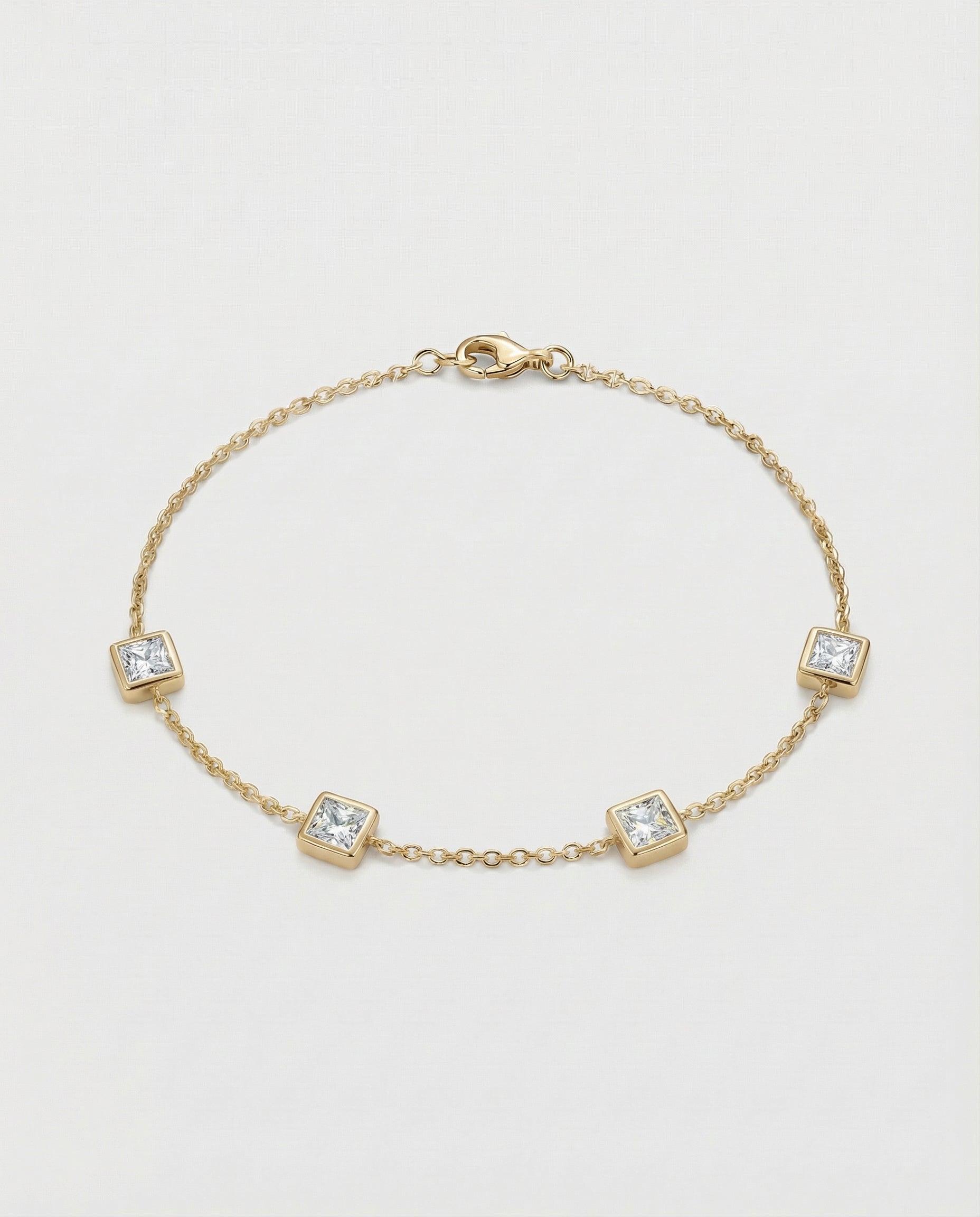 Ast Ethereal Station Bracelet - Yellow Gold
