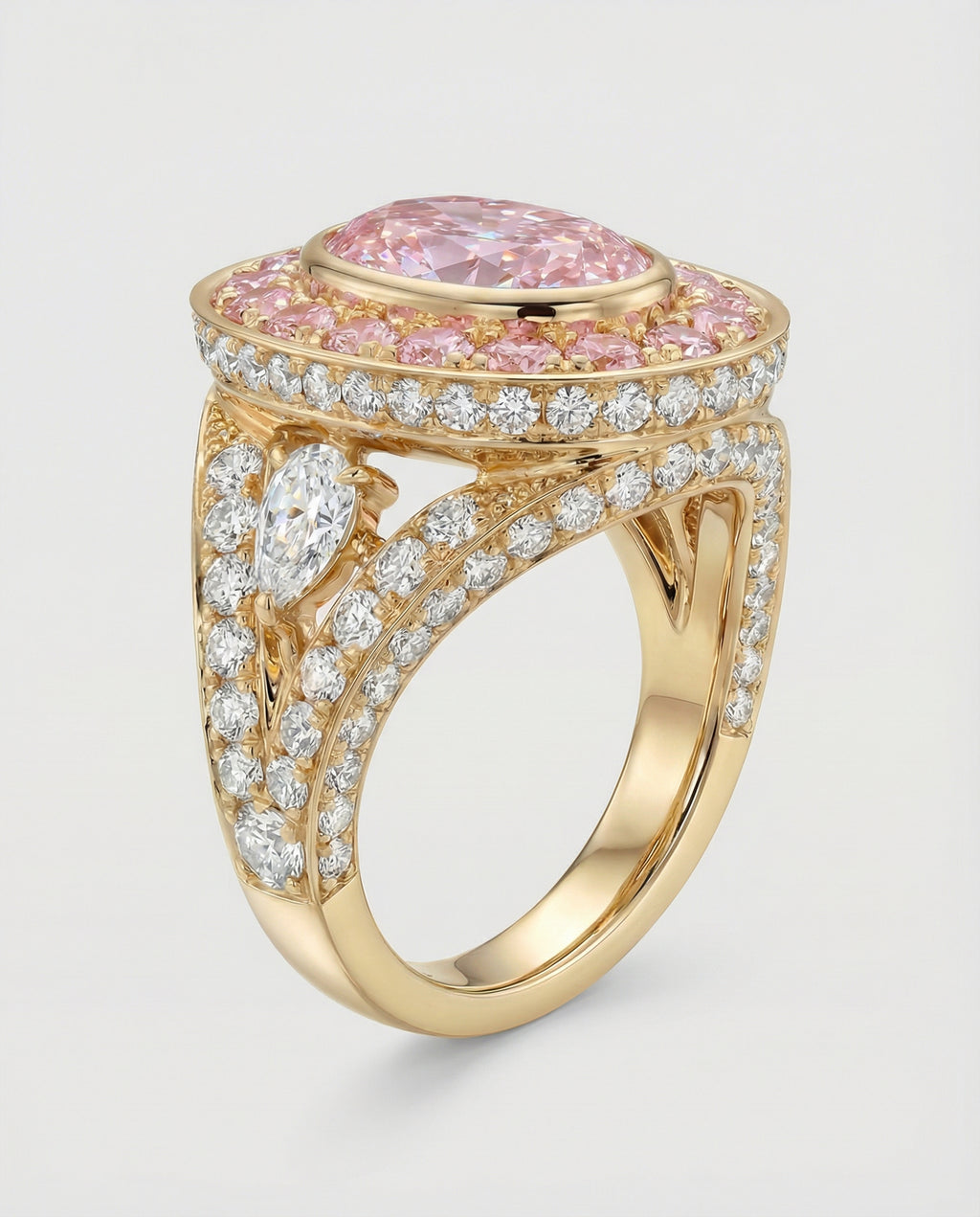 The Roselight Crown Ring - Yellow Gold