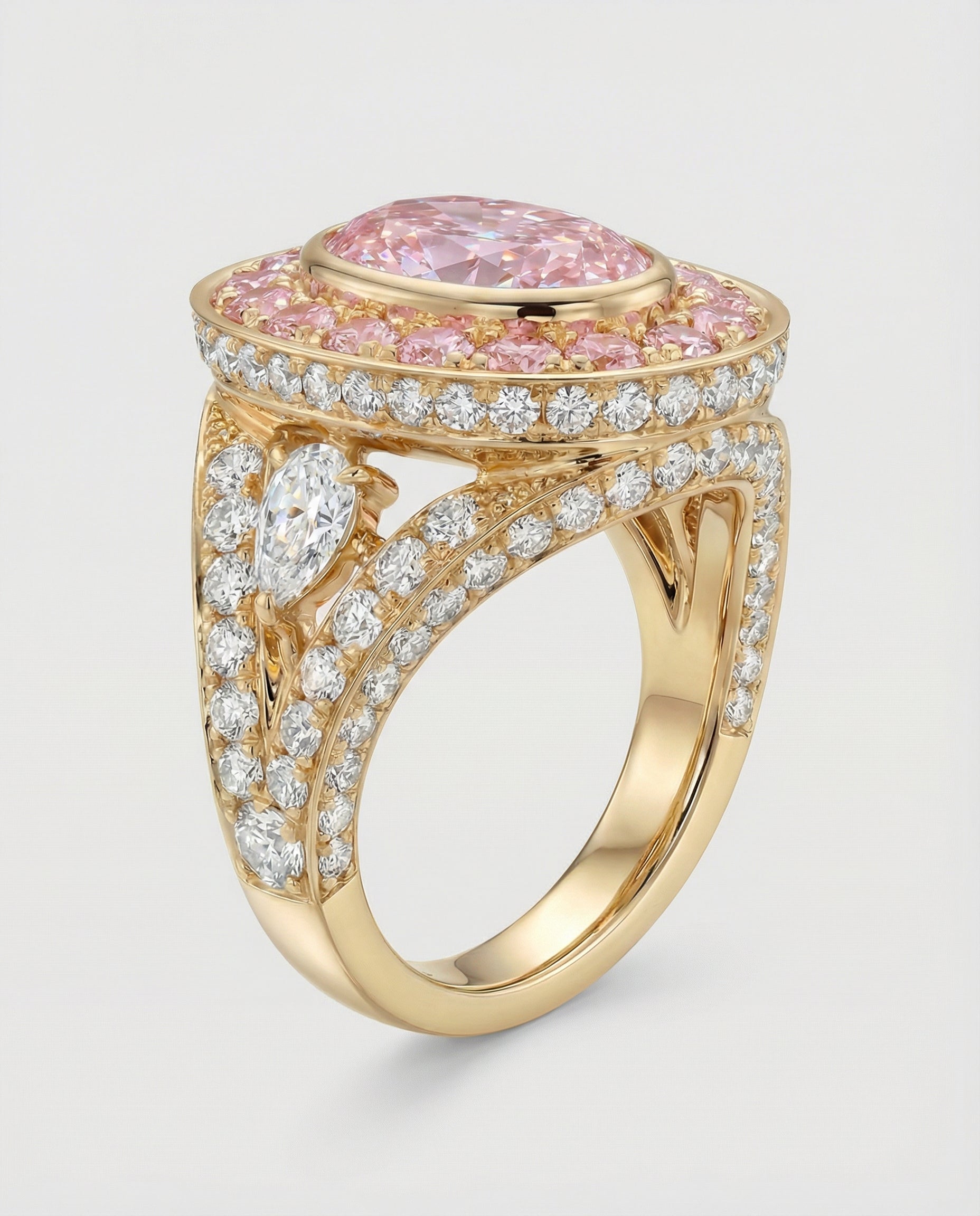 The Roselight Crown Ring - Yellow Gold