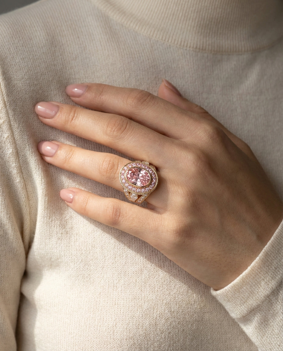 The Roselight Crown Ring - Yellow Gold