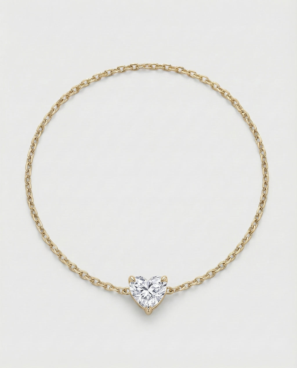 Ast Devotion Solitaire Bracelet - Yellow Gold