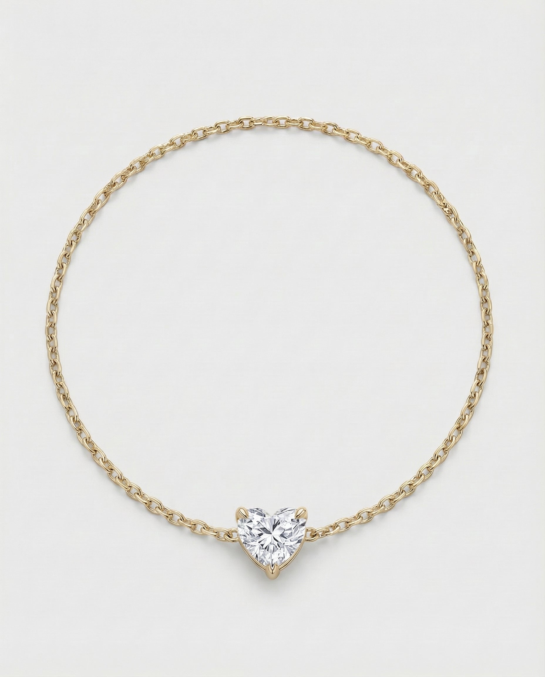Ast Devotion Solitaire Bracelet - Yellow Gold