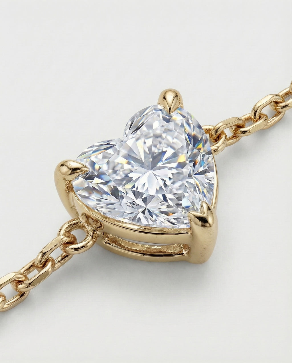Ast Devotion Solitaire Bracelet - Yellow Gold