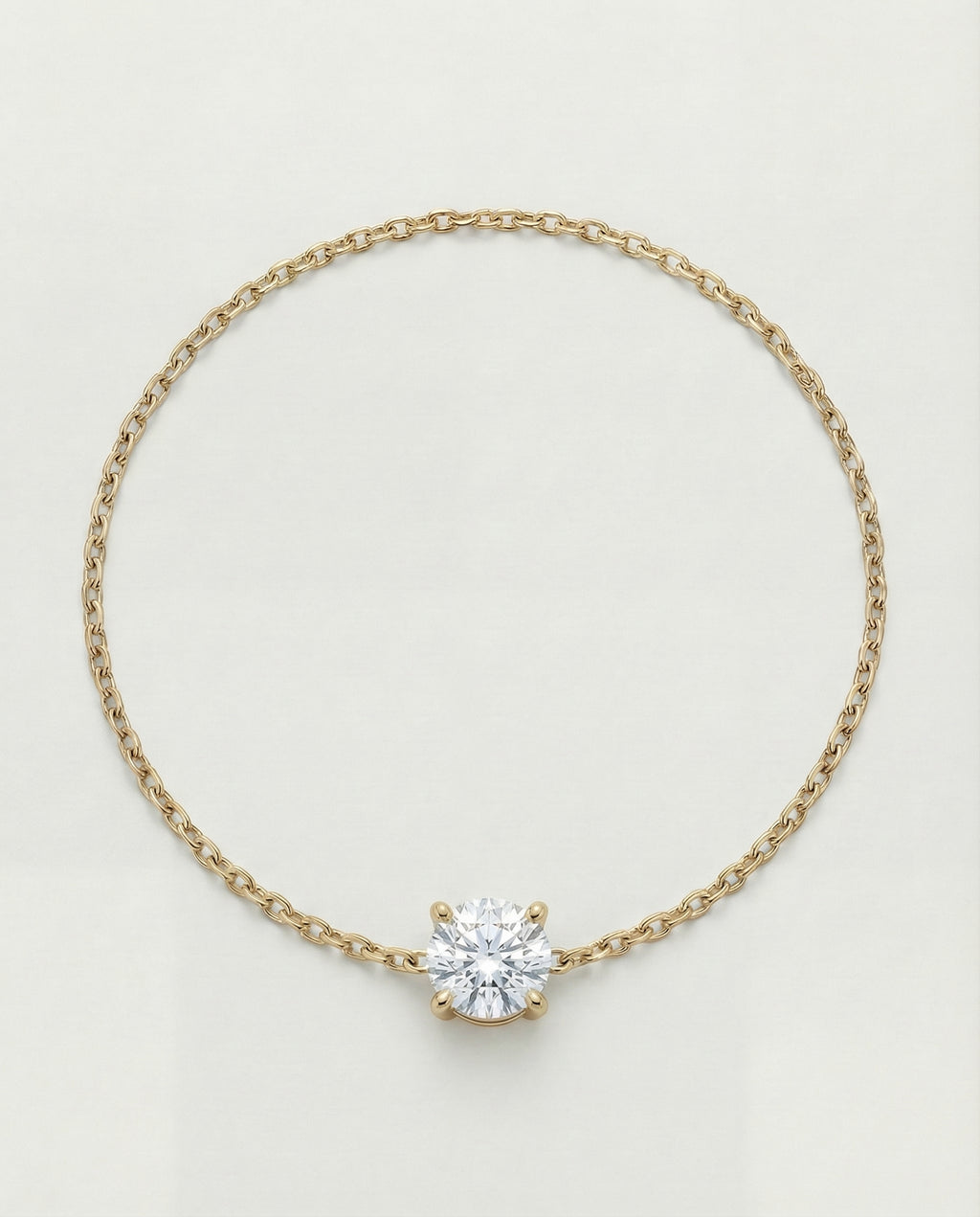 Ast Lumina Solitaire Bracelet - Yellow Gold