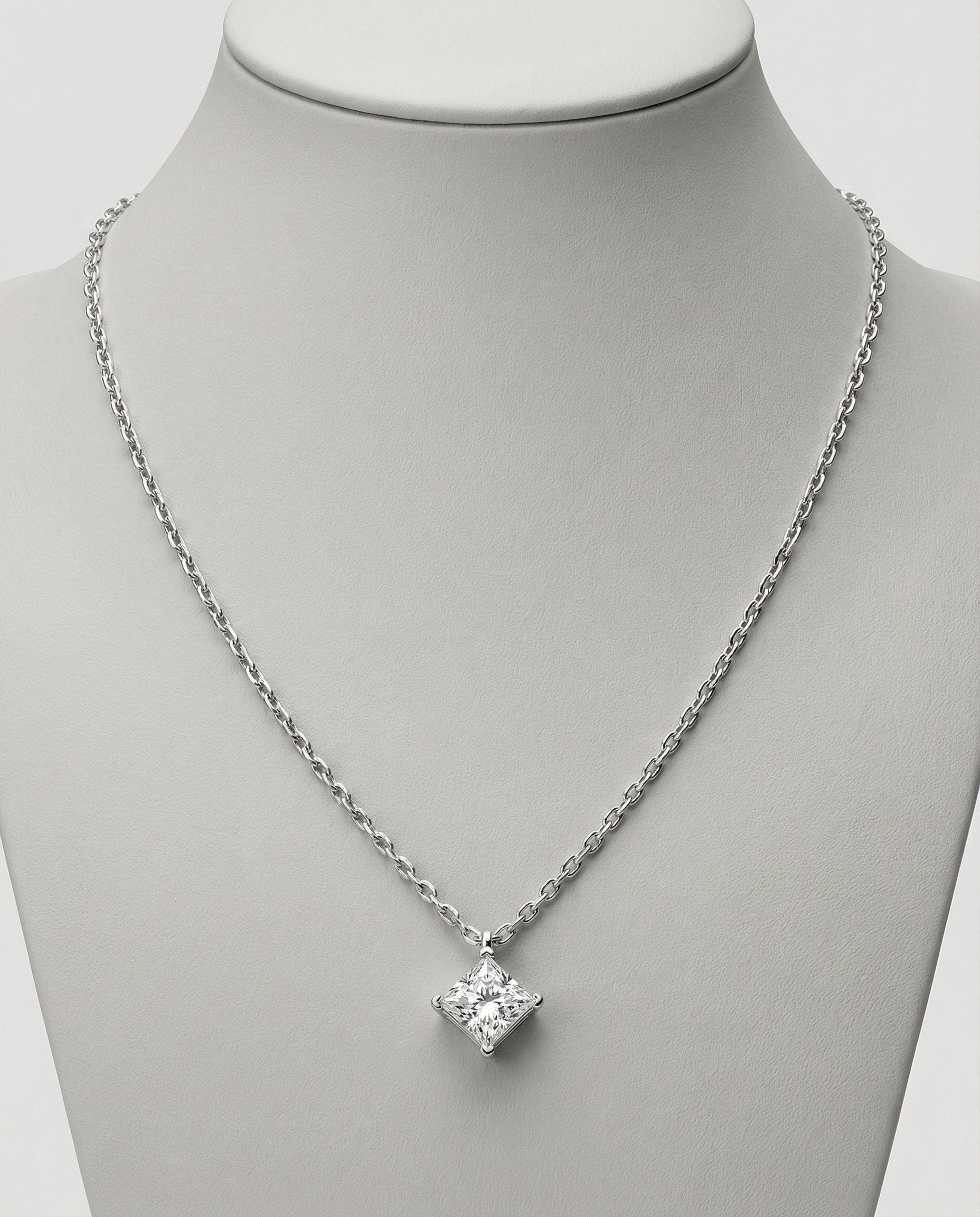 Nova Star Pendant - White Gold