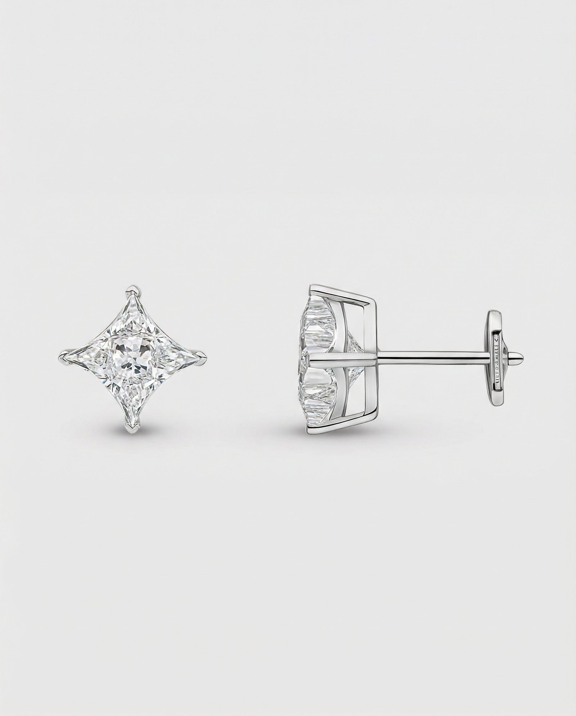 Astra Diamond Studs - White Gold