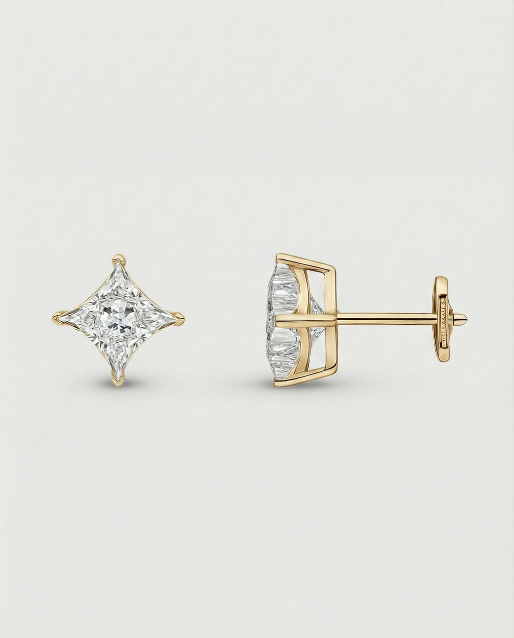 Astra Diamond Studs - Yellow Gold