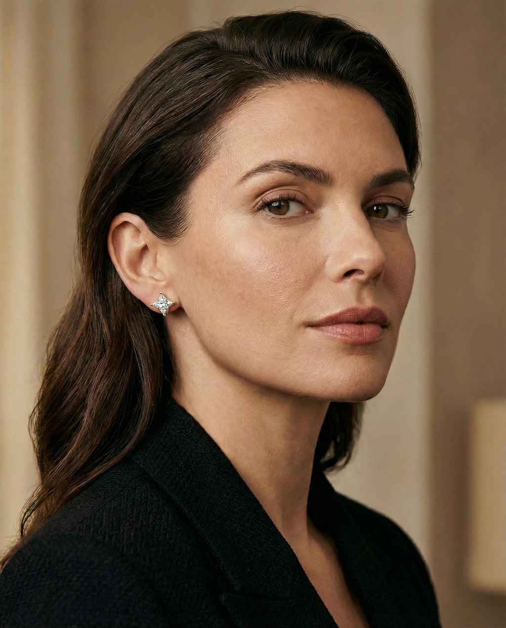 Astra Diamond Studs - Yellow Gold