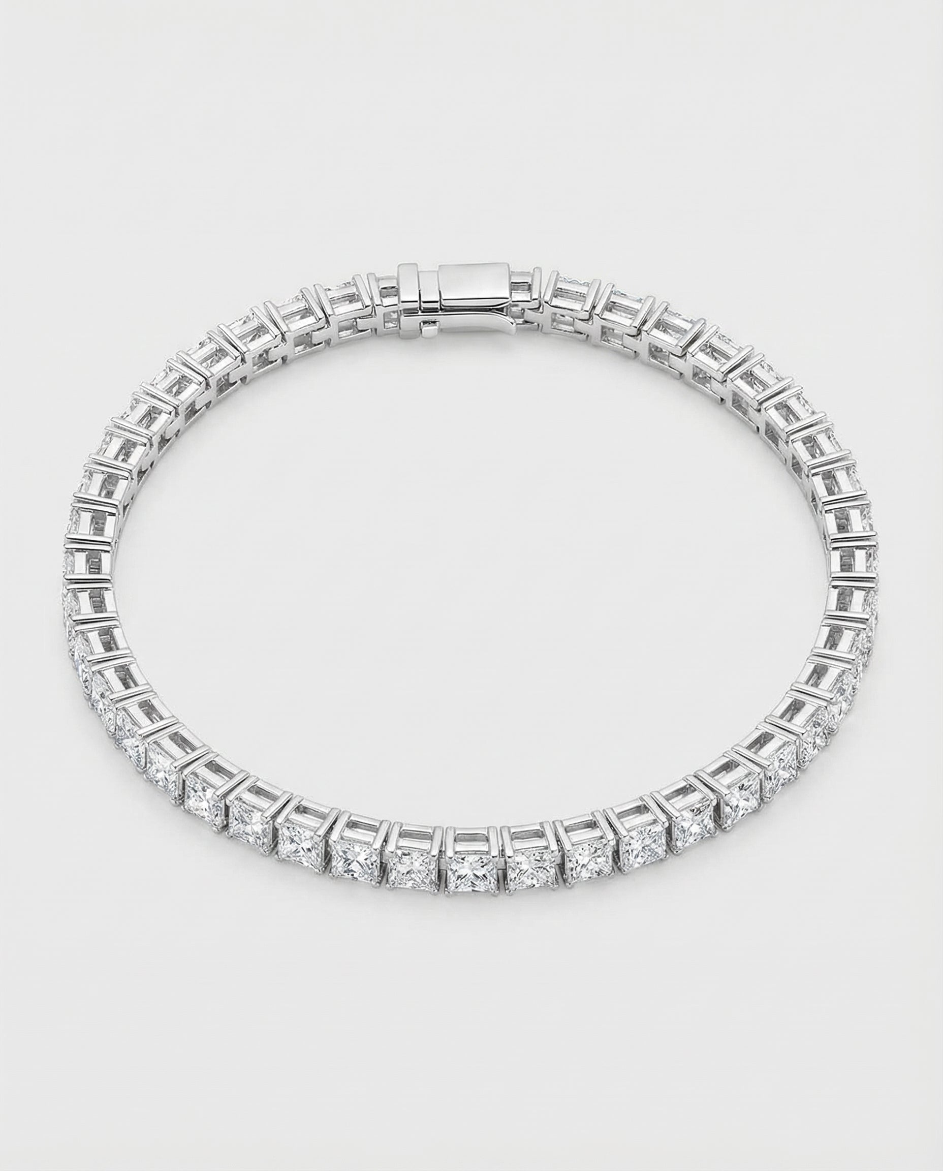 The Ast Radiance Tennis Bracelet - 2DOT4 Diamonds - White Gold