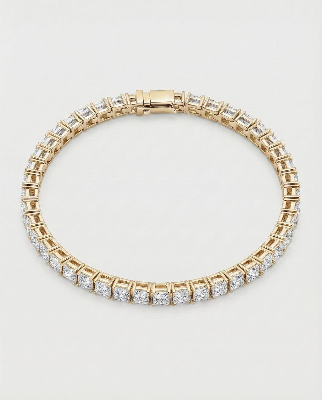 The Ast Radiance Tennis Bracelet - 2DOT4 Diamonds - Yellow Gold