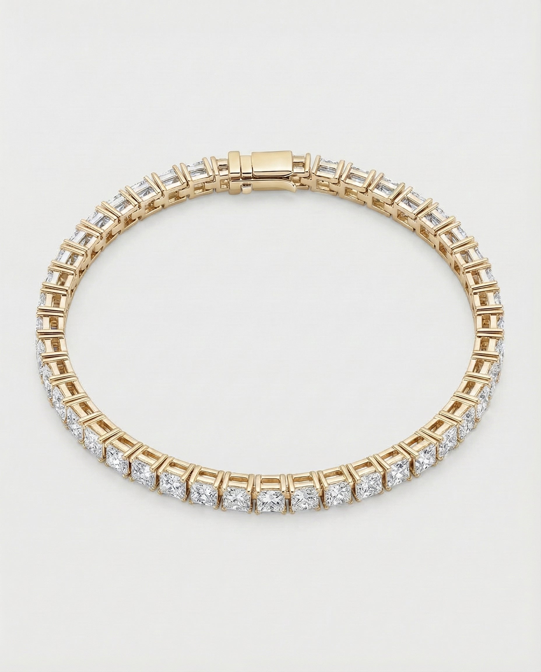 The Ast Radiance Tennis Bracelet - 2DOT4 Diamonds - Yellow Gold