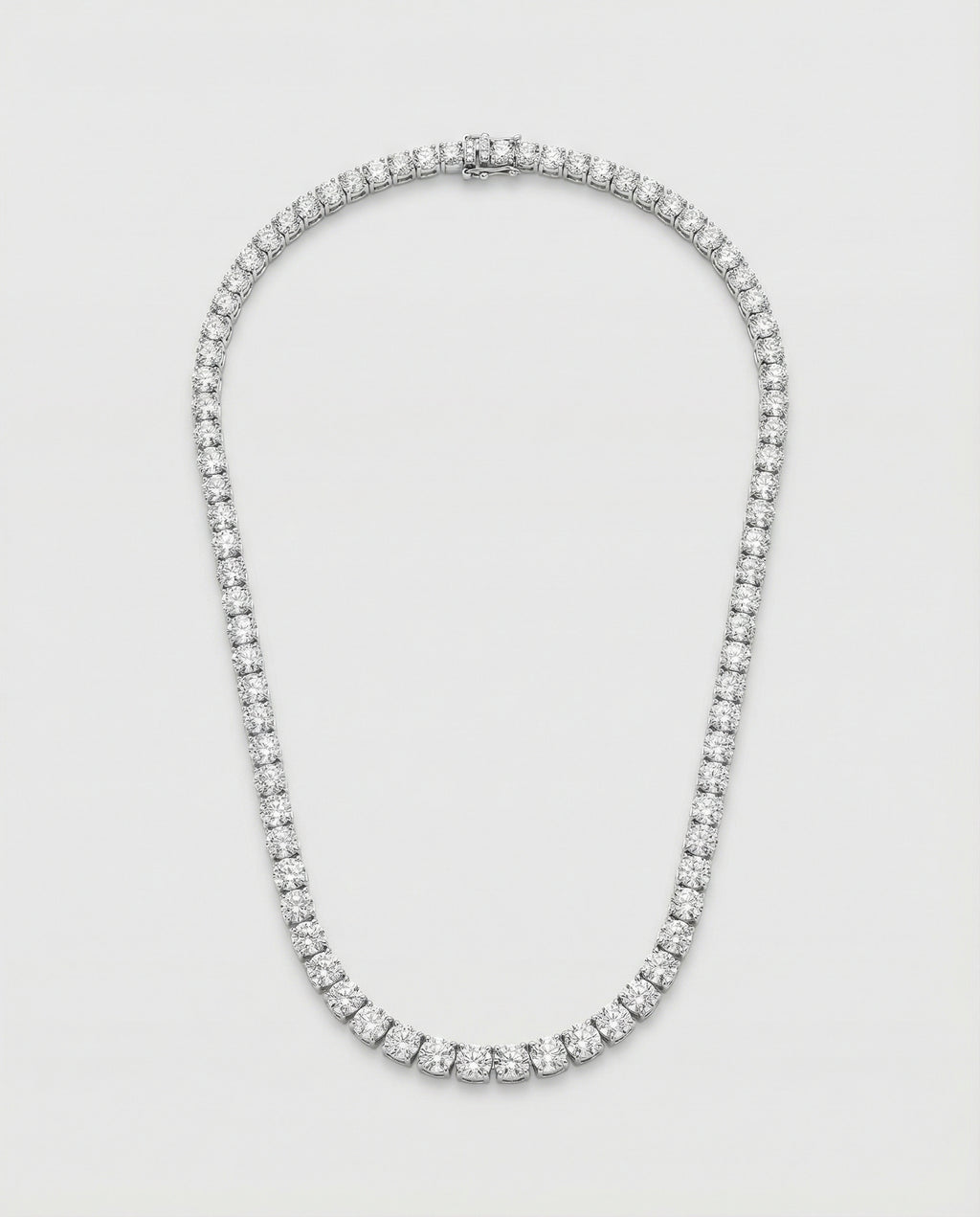 Ast Lumina Tennis Necklace - White Gold